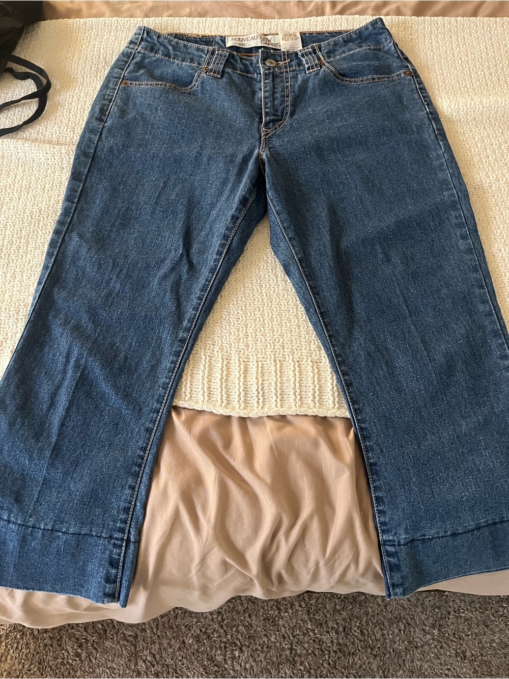 Levi's Women's Dark Blue Wide Leg Jeans